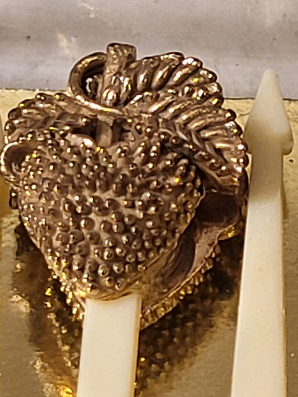 1950s MCM Gold-Tone Novelty Cocktail Picks S/11 Made In USA